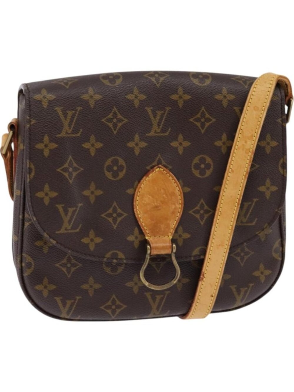 LOUIS VUITTON Monogram Saint Cloud GM Shoulder Bag M51242